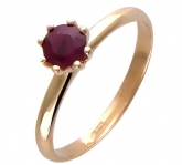 Кольцо из красного золота 585 пробы