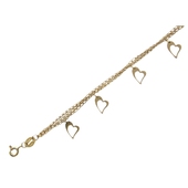 Браслет из красного золота 585 пробы