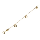 Браслет из красного золота 585 пробы