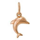 Подвеска "Дельфин" из золота 585 пробы