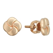 Серьги из красного золота 585 пробы