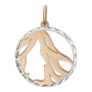 Знаки зодиака из красного золота 585 пробы