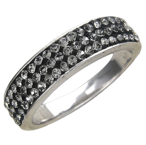 Кольцо с ами из серебра 925 пробы